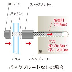 画像3: ガラス表札キット150