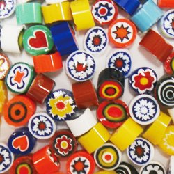 画像3: ミルフィオリ6mmOP  50g（不透明系）