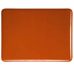 画像1: ブルズアイ 0329 バーントオレンジ【10cm角 2mm不透明】