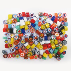 画像2: ミルフィオリ6mmOP  50g（不透明系） (2)