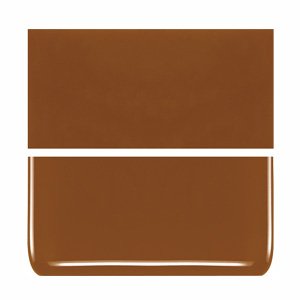 0329 バーントオレンジ｜ブルズアイガラス