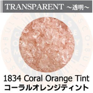 画像1: 【中フリット50g】  1834 Coral Orange Tint (1)