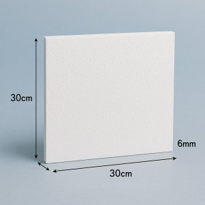 画像1: セラミックファイバーボード6mm厚30cm角 (1)