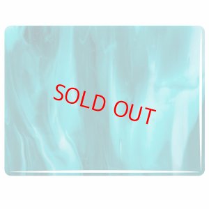 画像1: 2176 ピーコックブルー・ホワイト【20cm角 3mm不透明】 (1)