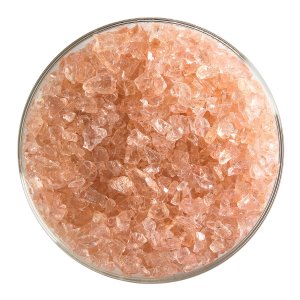 画像2: 【粗フリット50g】  1834 Coral Orange Tint (2)